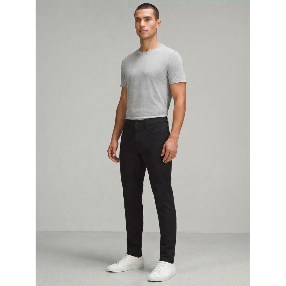 Lululemon ABC Slim Fit Pants 32 Black Utilitech Cotton Blend 4-Way Stretch NWOT